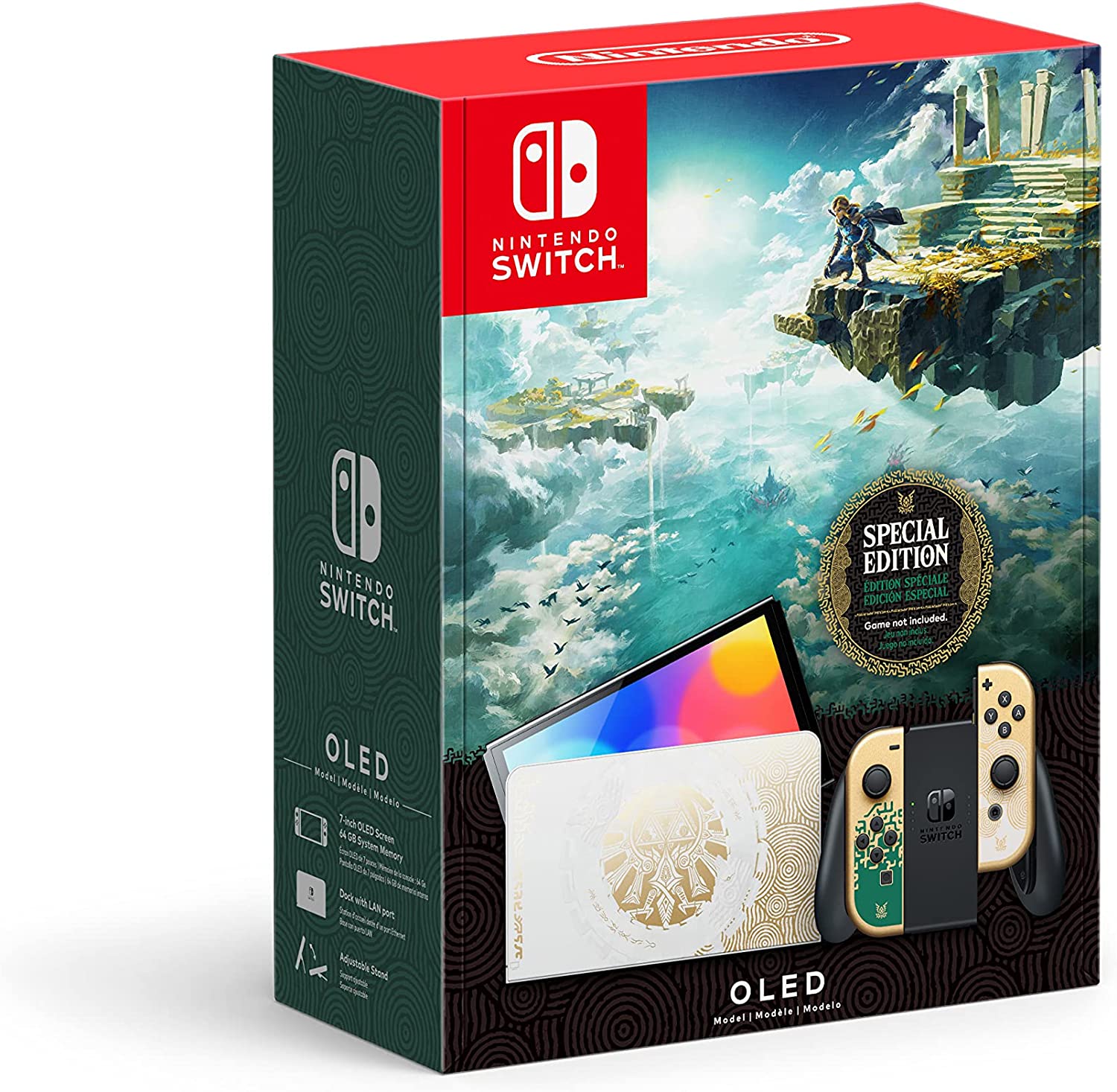 Consola Nintendo Switch modelo OLED (The Legend of Zelda: Tears of the Kingdom Edition)