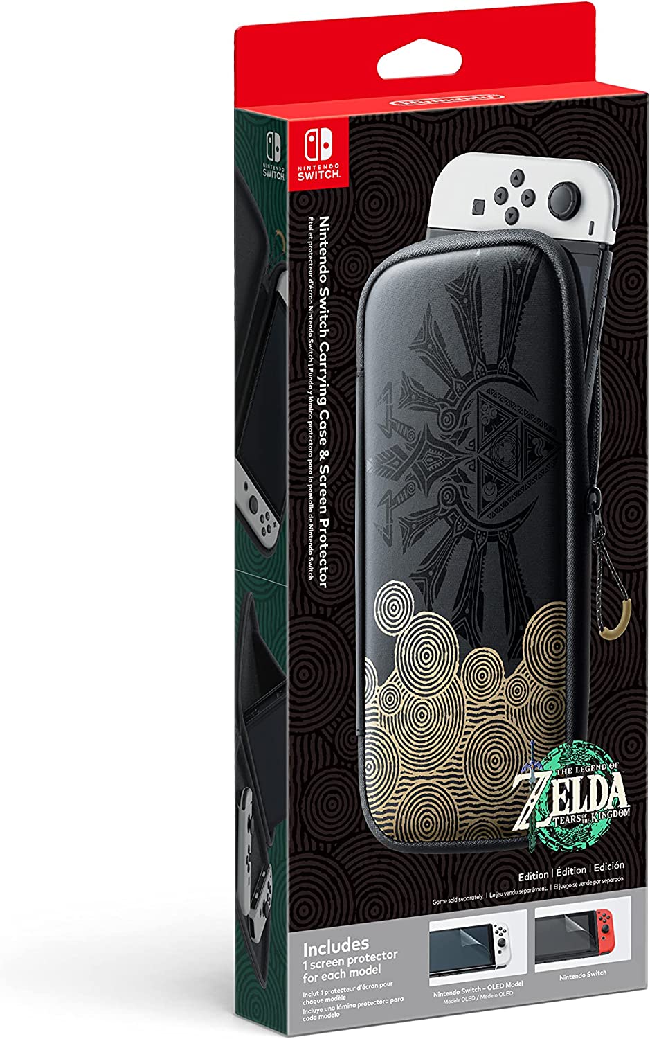 Funda protectora para consola Nintendo Switch - Edición especial The Legend of Zelda: Tears of the Kingdom