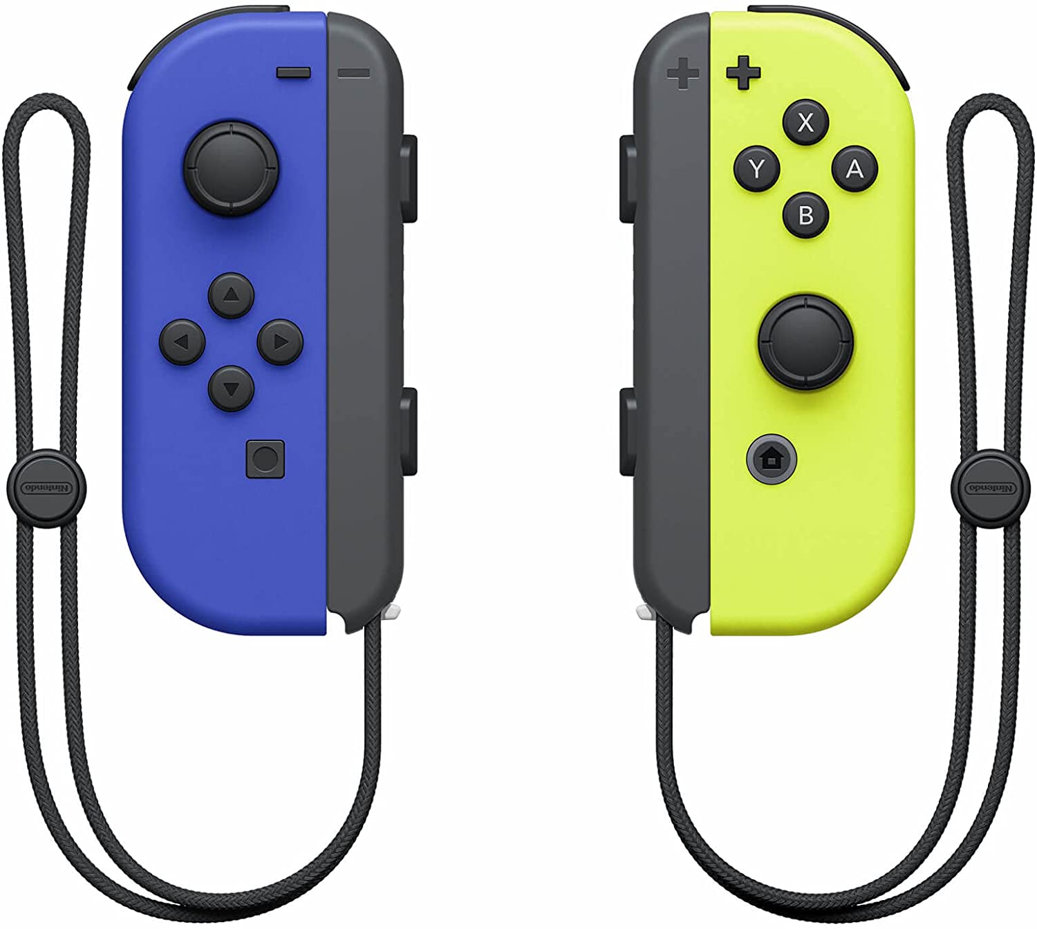 Set de 2 controles inalámbricos Joy-Con colores azul y amarillo (Neon Blue & Neon Yellow)
