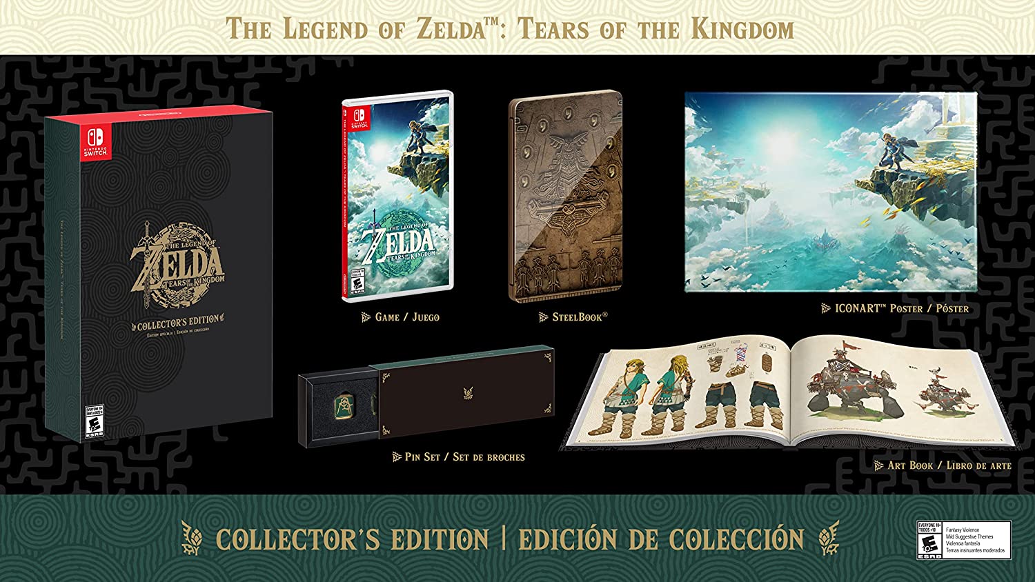 The Legend of Zelda: Tears of the Kingdom Collector´s Edition (edición americana)