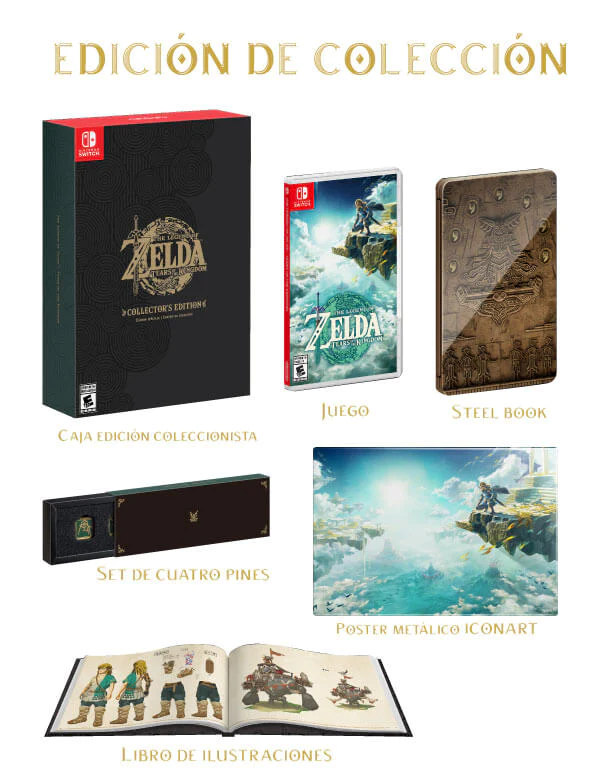 The Legend of Zelda: Tears of the Kingdom Collector´s Edition (edición japonesa)