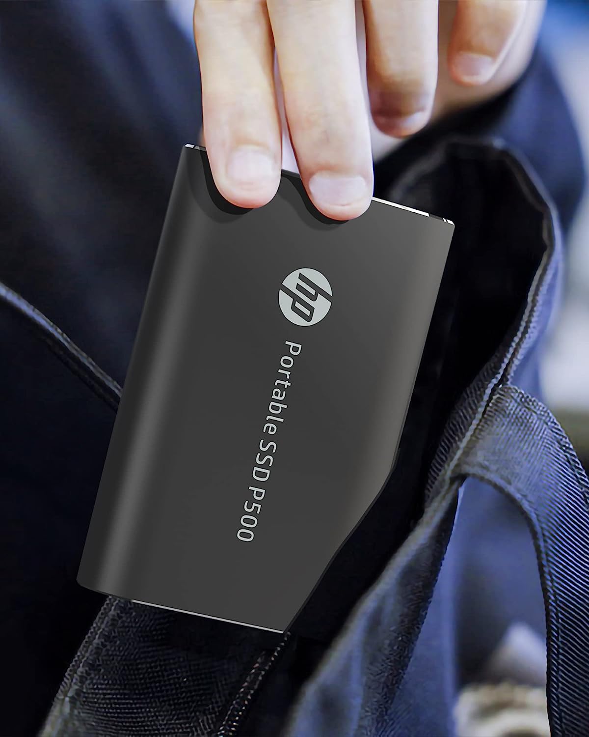 SSD HP P500 externo de 1 TB (negro)