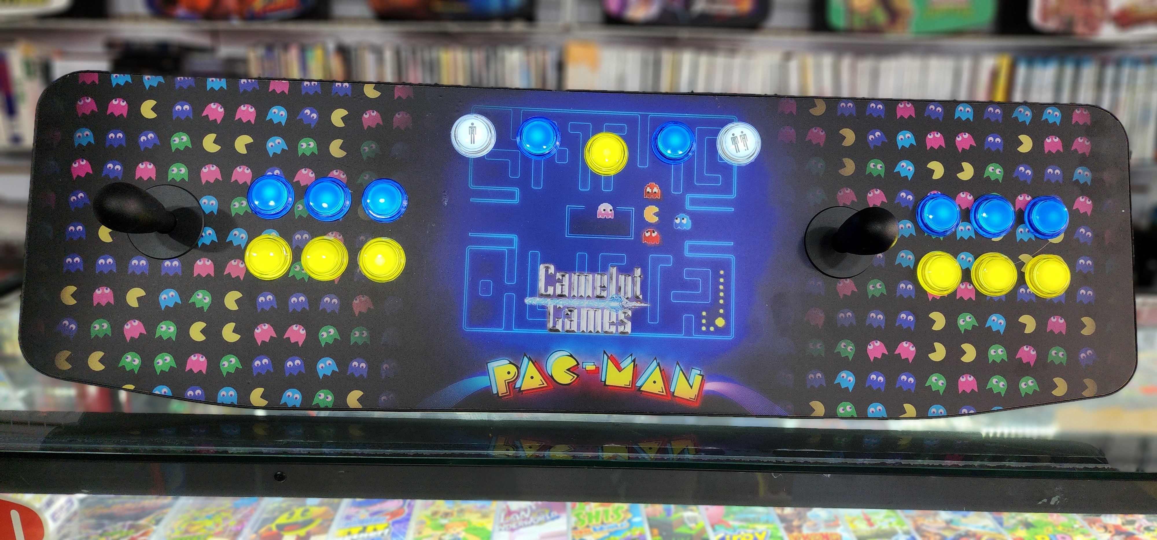 Consola Arcade Retro con luz (80 cm de largo)