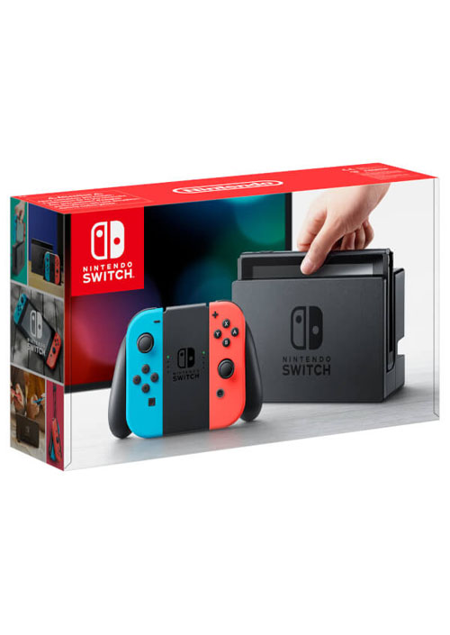 Consola Nintendo Switch Neon (controles Joy-Con rojo y azul)